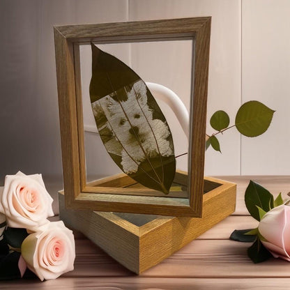 Pet Leaf Carving Art - A unique photo frame of your pet, a beautiful memory of the owner and the pet
